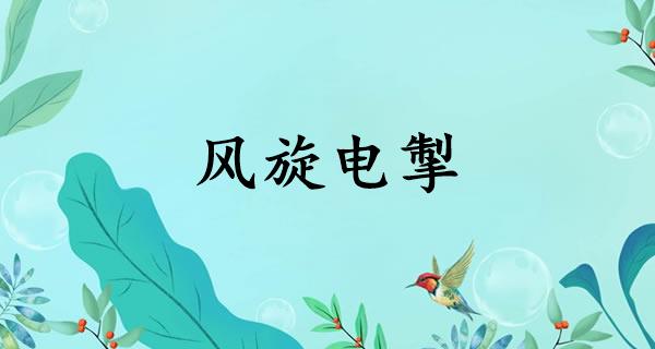 风旋电掣